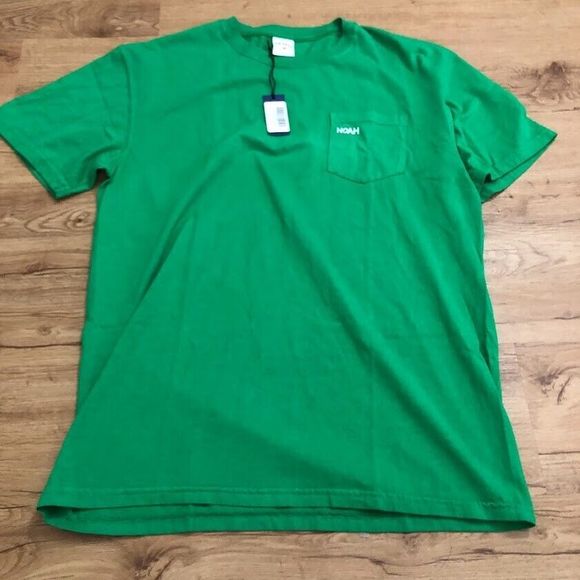 noah popeye pocket shirt Green Large L